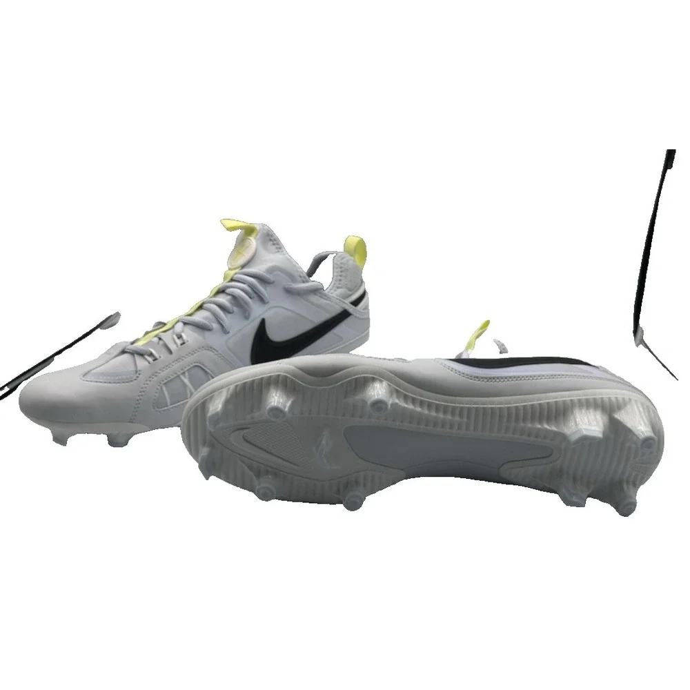 Nike Huarache 9 Varsity LAX SE Lacrosse Cleats Luminous FZ3620-001 Mens size 8.5